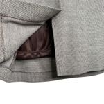 Mango MNG Wool Dress XS Pencil Sheath Knee Length Brown Dogstooth Ruched Career Photo 6