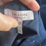 Rebecca Taylor Wool Blend Navy Cross Hatch Dress Photo 10