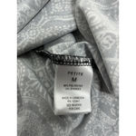 Roz & Ali Womans Petite Fit & Flare Blouse MP Black White Pullover Scoop Neck Photo 3