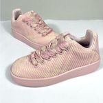 Burberry  Knit Low Top Sneakers Cameo Pink Check Size 39 6 UK 9 US NEW Photo 0