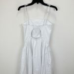 Madewell NEW Poplin Seamed Maxi Dress A Line Minimalist Cotton White US 0 Photo 13