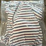 Shoshanna 
Sport Stripe Rib‎ Tie Waist One Piece size 12 NWT Photo 7