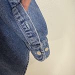 Gap  Denim Shirt L ladies Blue Long Sleeve Button Front Western Pockets y2k 90s Photo 5