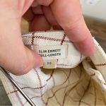 Madewell Faded Rust Slim Emmett Wide-Leg Full-Length Pants in Windowpane Size 30 Photo 6