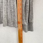 Potters Pot Gray Marled V Neck Lace Trim Long Sleeve Soft Knit Sweater Top M Size M Photo 9