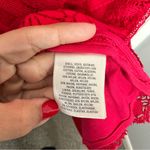 Anthropologie  Maeve Camari Red Lace Column Dress Photo 6