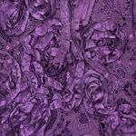 Alex Evenings Purple Lace Sequins Rosette Flare Party Dress Size 10 Photo 6