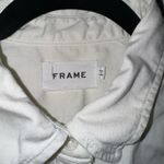 frame denim Frame Gillian Puff Sleeve Mini Dress S Ecru Photo 3