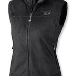 Mountain Hardwear  Womens Fleece Outdoor Fuzzy Full Zip Vest Black Small Photo 0