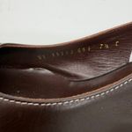 Salvatore Ferragamo  Acribia Slingback Kitten Heels Chocolate Brown Gold 7.5 Photo 1