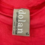 Dolan Size‎ XS Dress Red Sleeveless High Neck Drawstring Waist Mini Stretch Photo 3