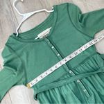 Ruehl Y2K Henley babydoll tunic top womens Green (medium) vintage 2000s casual Photo 2