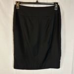 White House | Black Market  Women’s Black Pencil Skirt Thigh Slit Lined Size 8 Photo 1