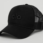 Alo Yoga  Black District Trucker Hat Photo 0
