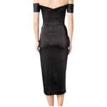 Dress the Population Alani Black Tie off New Year’s eve Party cocktail Dress Photo 5