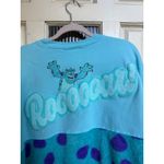 Disney Parks Monsters Inc Sulley Spirit Jersey Fuzzy Blue Polka Dot Size Large Photo 6