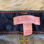 Lilly Pulitzer  Jeans size 2 palm beach fit inseam 24” excellent condition Photo 9