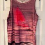 Current/Elliott Current Elliott Sail Boat Women’s Pink/Purple Tank Top Size Small Photo 1
