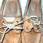 Sperry Tan and Beige Boat/Deck/Top Siders Shoes Loafers w/Leather Laces-Size 9 Photo 5