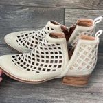 Jeffrey Campbell  6 Taggart Leather Cutout Booties in Ivory Photo 0