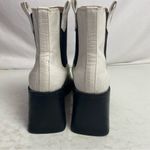 Nasty Gal  Faux Leather High Platform Chelsea Boots Size 10 Photo 2
