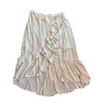Torrid Ivy Stripe Challis Hilo Maxi Skirt pastel sz 2 Photo 2