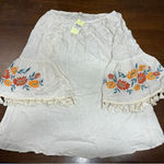 Southern Stitch  Peasant Blouse Floral Embroidered Tunic Women XL Cottage Boho Photo 0