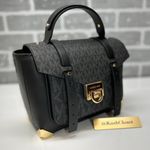 Michael Kors  Black Manhattan Satchel Bag Photo 1