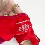 Summersalt [] The Swan Dive Colorblock Hibiscus Lava Pink One Piece Swimsuit Sz 8 Photo 9