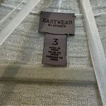 Chico's  Easywear Textured Open-Front Cardigan in Beige and Gold 3 16 XL Photo 7