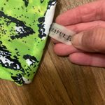 Zaful Womens Swimsuit Swim Bikini Top Only S Small Lime Green Print New NWT Photo 3