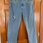 Faded Glory  Womens embroidered jeans size 29/30 Photo 0