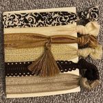 Tassel and Charm Hair Tie Set #131 Brown Photo 0