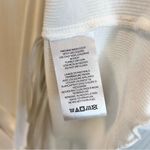 Urban Outfitters  Cardigan Women Small White Ribbed Y2K Tie Flare Fairy Coquette Photo 3