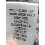 Sonoma Goods For Life Womens XL Gray Hooded Knit Sweater Top Photo 4