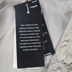 Ralph Lauren Lauren  Gold Shimmer Lace Black Label Long Sleeve Short Dress Size 4 Photo 11