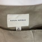 Banana Republic  womens 10 medium blazer silk linen pemplam jacket tan gold work Photo 10