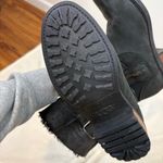 UGG  Oregon Avalahn Double Buckle Women's Black Shearling Suede Boots Size 7 Photo 5