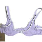 Stone Fox Swim Bikini Top Women’s Cloud XL - Orchid Petal Color Block $88 Photo 1