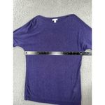 J‎ Jill Sweater Women Small Linen 3/4 Sleeve Boatneck Pullover Career Casual Purple Photo 2