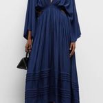 Ramy Brook NEW NWT  Neena Cutout Maxi Dress Navy Blue Photo 1