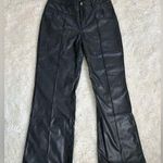 Pretty Little Thing PLT Black Leather Women Jeans Photo 0