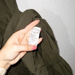 Banana Republic New Waimea Olive Flounce Hem Mini Shirt Dress Medium Photo 7