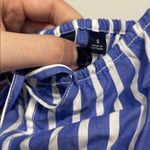 Gap WOMENS BLUE WHITE STRIPE POPLIN MIDI DRESS SMALL COTTON Photo 4