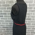 Tocca Womens Black Embroidered Little Black Dress. Red Bow Cocktail | Size undefined Photo 4