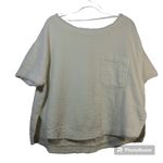 We The Free FREE PEOPLE  Womens Tee Sunny Road Stylish Beige Size M Photo 3