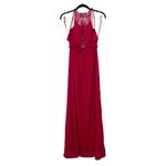 NBD  Dress Womens XS Stephania Lace Backless Maxi Red Sleeveless NWT Photo 3