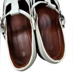 Reformation Abalonia Patent Leather Mary Jane Loafers Retro Preppy Cream Size 6 Photo 7