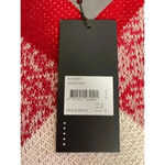 The Fifth Label  NWT Womens Angle Knit sweater size Large Red/white Photo 9