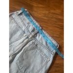 Alice + Olivia  Good High Waisted Denim Skirt Distressed Mini Casual Size 25 0 XS Photo 7